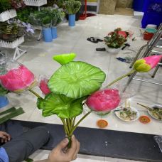 Hoa Sen Đặt Tượng Bác 50cm